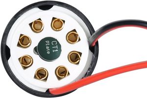 Testeur de sonde de courant de polarisation de plaque d'amplificateur d'amplificateur de tube sous vide prise 8 broches Compatible <span class=keywords><strong>EL34</strong></span> <span class=keywords><strong>KT88</strong></span> 6L6 6V6 5881 6550 KT66 - Product Image 5