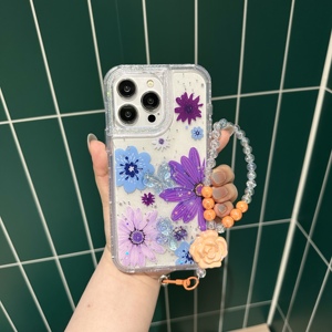 เคสโทรศัพท์ลายดอกไม้น่ารัก ป้องกันรอยขีดข่วน สำหรับ <span class=keywords><strong>OPPO</strong></span> Reno15 <span class=keywords><strong>Pro</strong></span> Max <span class=keywords><strong>ราคา</strong></span>ส่ง - Product Image 4