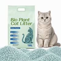 Litière pour chat en tofu en vrac, marque privée, vente en gros, naturelle, biodégradable, agglomérante, sans poussière, écologique et jetable aux toilettes