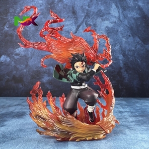 Figurine d'action Tanjiro Kamado de <span class=keywords><strong>Kimetsu</strong></span> <span class=keywords><strong>No</strong></span> <span class=keywords><strong>Yaiba</strong></span>, parfaite pour les collectionneurs d'anime, livrée avec boîte d'emballage, artisanat en plastique - Product Image 2