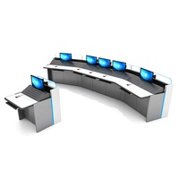 Établi modulaire de planification moderne personnalisé, poste de travail portable avec bureau vertical intelligent