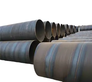 Spiral Welded Steel Pipe Large Diameter Thin Wall SSAW Saw Dsaw LSAW Spiral Welded Low Carbon Steel Pipe