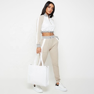 Survêtement pour femmes, marque privée, vêtements de salon, combinaison, vente en gros, manches longues, fermeture éclair, sweat à capuche, nouvelle collection - Product Image 4