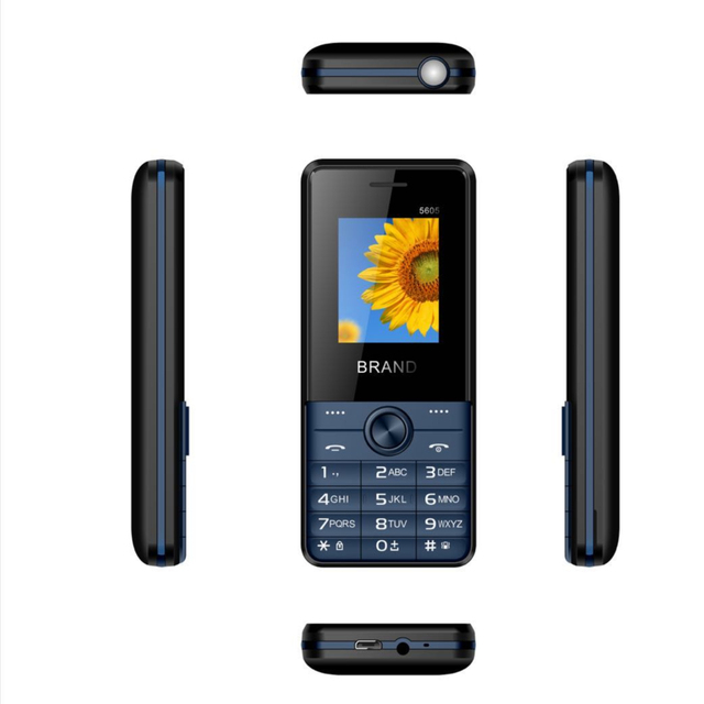 Factory Direct 5605 Senior Phone 1.77 Inch Low Price Feature Phone Support Multi Language with Big Battery 2g Mobile Phones