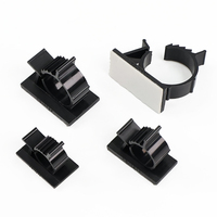 Organizador de Cables Autoadhesivo, Abrazadera para Cables, Adhesivo para Organizar Cables, Accesorios de Cableado, Clip de Bloqueo para Cables