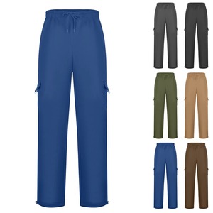 <span class=keywords><strong>Salopette</strong></span> grande taille en velours brossé avec poignets à cordon de serrage <span class=keywords><strong>salopette</strong></span> avec sangle et patch en cuir pantalon magique pour hommes - Product Image 2