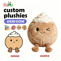 Boneka Ayam Apel ODM Kustom, Mainan Lucu Berlapis Ganda Bentuk Buah Antropomorfik dengan Figur Inti Apel, Produsen OEM