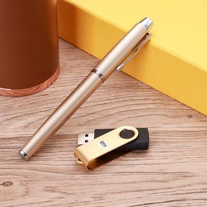 Set Regalo Promozionale Aziendale di Lusso 3-in-1 Personalizzato con Logo, con Thermos, Penna e Chiavetta USB - Confezione Regalo per Affari - Product Image 6