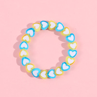 Bijoux de bébé faits à la main-Bracelet de perles de lettre acrylique pour enfants pour l'approvisionnement direct du fabricant d'éducation précoce