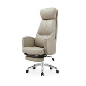 Chaise de bureau en cuir moderne et confortable avec accoudoirs et dossier 37731-6657A 37731-9021A 37731-A1990 - Product Image 1