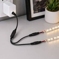 Kit Konektor Lampu LED SHIZI, Pembagi Daya DC, Adaptor Tanpa Solder 2 Pin 10mm, Jembatan untuk Pita 12V 24V, DIY, Pasokan OEM