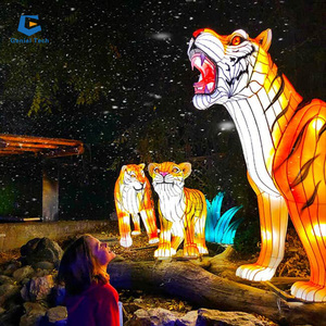 Linterna eléctrica de animales para festival Chino, farol con temática de tigre - Product Image 3