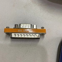 Conector d-sub de fábrica, doble fila DB25 macho, adaptador de 25 pines a 9 pines DB9, MINI adaptador de cable de puerto serie en módem con tornillo M2.6