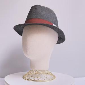Le support de chapeau de modèle de tête masculine avec des épingles peut être inséré, adapté à un grand tour de tête, en lin pour envelopper la tête - Product Image 3