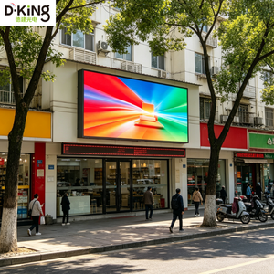 จอแสดงผล LED กลางแจ้งขนาดเล็ก P2 P3 P4 ความละเอียด 2K 4K Ultra HD 5500nit IP65 กันน้ำ สำหรับโฆษณาหน้าร้าน - Product Image 1