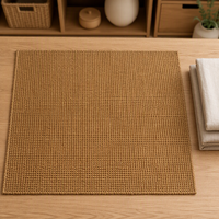 Rouleau de tapis en sisal écologique avec support en latex, tapis en fibres naturelles personnalisé pour salon, hôtel, bureau et sols commerciaux