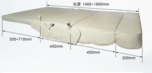 Asiento de coche modificado multifuncional personalizado, asiento de 3 pliegues, asiento de cama plegable para autocaravana RV MPV <span class=keywords><strong>Camper</strong></span> Van - Product Image 6