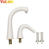 Tuyau d'écoulement d'eau dentaire, tuyau de rinçage, gobelet de crachoir, tube de gargarisme, tuyau en céramique, équipement de plomberie dentaire pour fauteuil dentaire