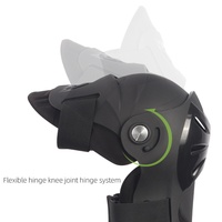 Coderas y rodilleras ajustables de carcasa dura, nuevos protectores de rodilla para motocicletas, bicicletas todoterreno, carreras, Protección mejorada para montar