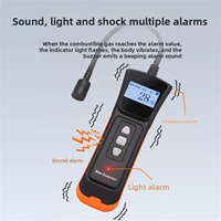 Detector de Fugas de Gas Portátil HIREP, Monitor de Etileno C2H4 de Alta Precisión con Sonda Flexible, CE ATEX IP65
