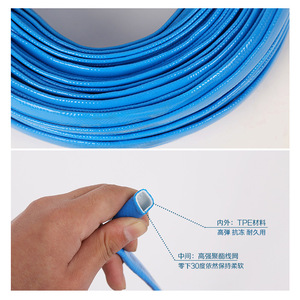 Manguera de Agua Guoma Ruixiang TPE de 11mm X 14mm Azul, Resistente a la Presión, para Uso Doméstico y Lavado de Autos, Apta para Todas las Estaciones - Product Image 2