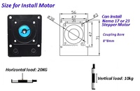 Módulo Actuador de Tornillo de Bolas con Riel de Guía Lineal CNC de 50-300 mm de Carrera Efectiva, Mesa Deslizante de Movimiento, Impresora 3D XYZ, Envío Gratuito
