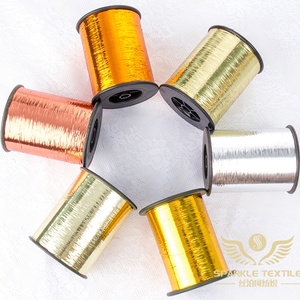 Nhà máy cung cấp chỉ kim loại mạ vàng loại M cường độ cao dùng cho phim dệt kim, may và dệt - Product Image 1