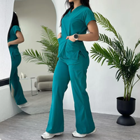 Ensemble de Blouse et Pantalon Médical Femme 2026 – Confort Optimal, Coupe Slim Évasée, Qualité Supérieure, Personnalisable – Idéal Hôpital, Dentiste, Salon – Vente en Gros