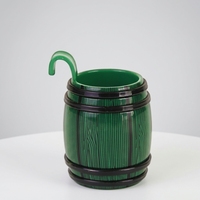 Vente en gros de verres à shot irlandais en plastique de 25 ml et 50 ml, mugs à bière et steins en forme de baril, accessoires de bar et de restauration