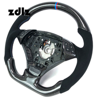 Volant en fibre de carbone véritable personnalisé pour BMW E60 E90 E91 E92 E93 volant de voiture