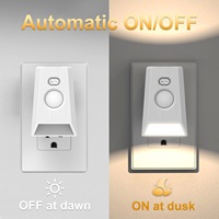 Veilleuse à détecteur de mouvement, lampe LED à détection automatique, lumière de chevet à détection de corps humain pour chambre à coucher, armoire, placard