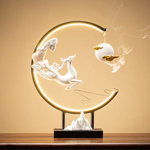 Brûleur d'<span class=keywords><strong>encens</strong></span> <span class=keywords><strong>cascade</strong></span> pour cône d'<span class=keywords><strong>encens</strong></span> et bâtons décoration de la maison ramadan décoration <span class=keywords><strong>bouddha</strong></span> - Product Image 6