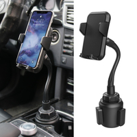 2020 Amazon Universal Goose Neck Flexiabale Braço Copa Carro Montar Titular de Telefone Celular Suporte para Carro Do Telefone Móvel