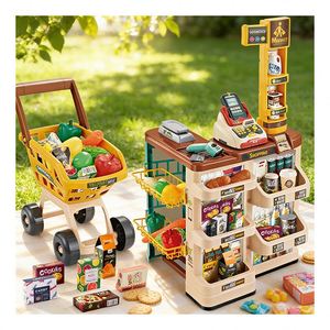Juguete de Supermercado, Caja Registradora, Escáner, Canasta de Compras, Juguetes Educativos para Niños - Product Image 4