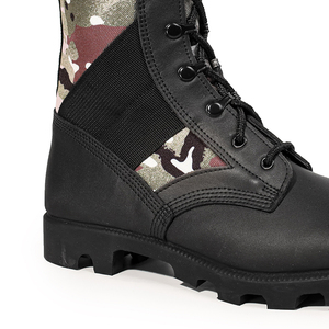 Bottes de camouflage jungle, bottes tactiques, Panama, chaussures en caoutchouc moulé solide, livraison d'usine - Product Image 4