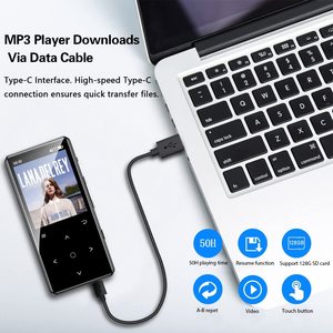 Lecteur MP3 avec écran TFT de 2,4 pouces, radio FM, bouton tactile, lecteur de musique BT avec écran et <span class=keywords><strong>enregistreur</strong></span> vocal - Product Image 2