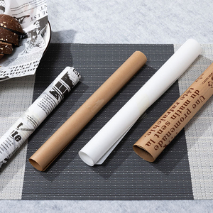 22*22CM PFAS Free Double Sided Silicon Heat Resistant Baking <b>Paper</b> Food <b>Wrapping</b> White square Baking Parchment <b>Paper</b> Sheets - Product Image 4