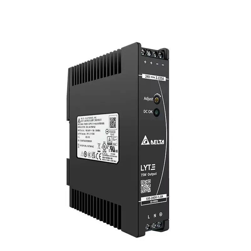 Delta anahtarlama güç kaynağı 75W 24V LYTE DIN ray güç kaynağı DRL-24V75W1AZ