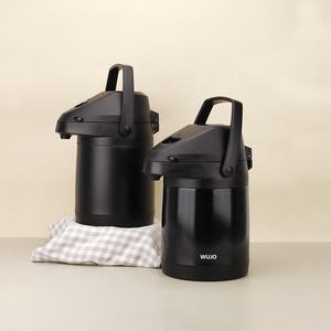 WUJO Vente chaude Thermos à pompe à double paroi en acier inoxydable personnalisé 2L 2.5L 3L 3.5L 4L 5L pour eau chaude et froide 24h - Product Image 1