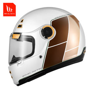 Casque de moto intégral moderne et populaire MT JARAMA RIDE ROUTE en ABS unisexe à dégagement rapide, idéal pour la course et le tourisme toutes saisons - Product Image 2