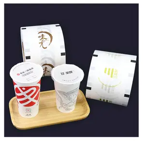 China Fabriek Melk Thee Hot Koop Film Wrap Seal Voor Pack Papier Cup Afdichting Voedsel Omhullende Film