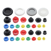 Bouchon en silicone noir moulé fileté résistant aux hautes températures pour joint anti-poussière et trou aveugle, usage industriel, Haitai 3mm-100mm