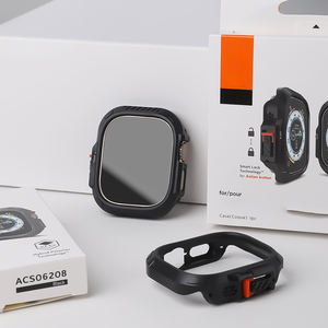 Coque de protection en TPU pour IWatch Series 40/41 44/45mm Bracelet de montre en silicone <span class=keywords><strong>souple</strong></span> pour Apple Watch 49mm Ultra 2 Accessoires - Product Image 4