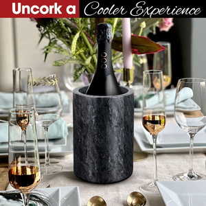 Mini enfriador de vino y whisky para decoración de mármol, botella de champán acrílica, vela <span class=keywords><strong>Belaire</strong></span> Rose, soporte para enfriador de hielo, Cubo de estaño para fiesta - Product Image 5