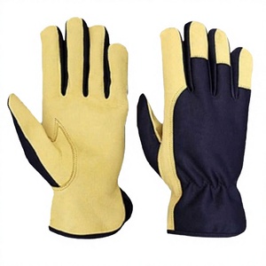 Guantes de Trabajo Transpirables de Cuero, Resistentes a Desgarros y Perforaciones, Antideslizantes, con Puño de Seguridad, Grosor de 2 Mil - Product Image 4