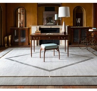 Meilleures ventes : Tapis modernes à poils longs, doux, antidérapants, de style nordique et américain, pour grandes surfaces, avec design personnalisé, en ensembles pour salon et prière