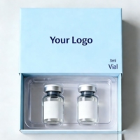 Étiquettes en papier et boîtes en carton pour flacons de 3 ml, 5 ml, 10 ml, conception personnalisée pour contenants rechargeables