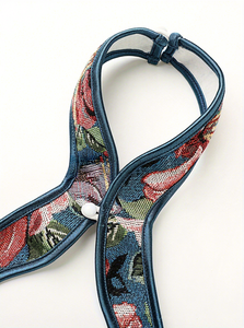 Haut vintage court multicolore pour femme, style corset et <span class=keywords><strong>bustier</strong></span>, à col licou, <span class=keywords><strong>moulant</strong></span>, à baleines, amincissant, en polyester antibactérien - Product Image 6