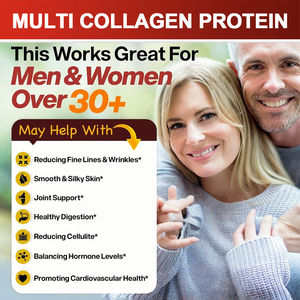 美容製品ブルーベリーフレーバーコラーゲンプロテインパウダー美白髪爪成長消化酵素 - Product Image 2