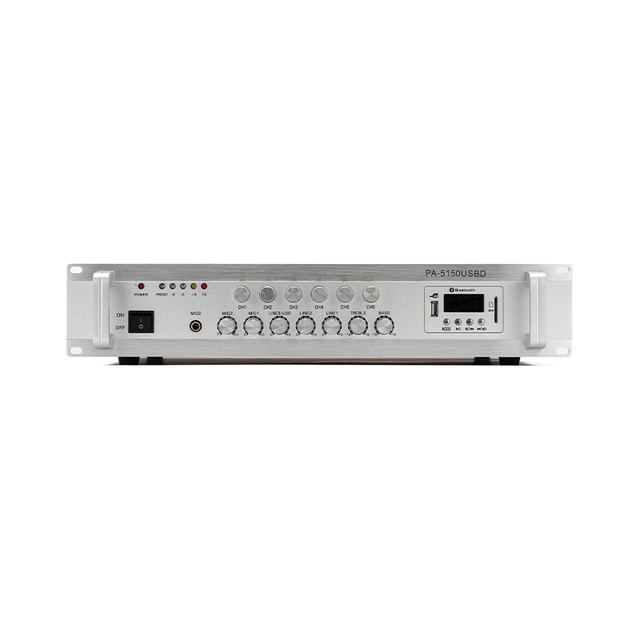 JBHKJ PA-5800USBD CHINAS PA 700W Digital 1 Channel Home Amplifier 70V 100V Class D for USB FM Mic Aluminum Alloy